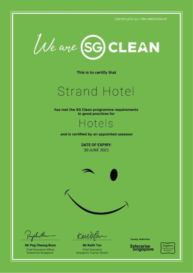 Strand Hotel Singapur Exterior foto